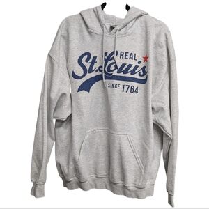St. Louis Light Heather Gray Hoodie XL